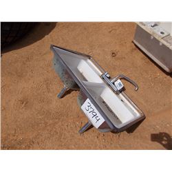 CAST IRON DOUBLE SINK