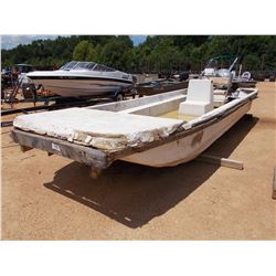 2005 CAROLINA SKIFF DLX2480 BOAT, VIN/SN:EKHA2970L405 - S/N 24'' HONDA BF150 OUTBOARD