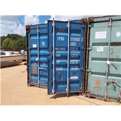 20' STEEL SHIPPING CONTAINER
