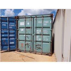 20' STEEL SHIPPING CONTAINER