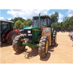 JOHN DEERE 7210 FARM TRACTOR, VIN/SN:034868 - MFWD, 3 PTH, PTO, 2 REMOTES, TIGER 6' CUTTER, ECAB W/A