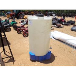 115 GALLON PLASTIC TANK W/BASE