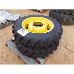 (2) 9.5 X 24 TIRES & RIMS