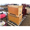 Image 2 : (2) WOOD HOPE CHESTS