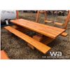 Image 1 : LOG PICNIC TABLE