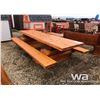 Image 2 : LOG PICNIC TABLE