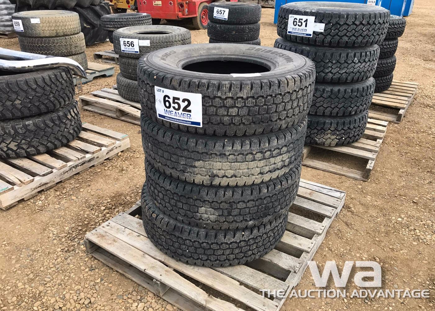 (4) BRIDGESTONE LT265/75R16 TIRES