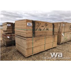 (2) LIFTS OF OSB SHEETING