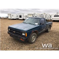 1991 CHEVROLET S10 P/U