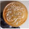 Image 1 : Ancient Natural Yellow Jade Craved Dragon