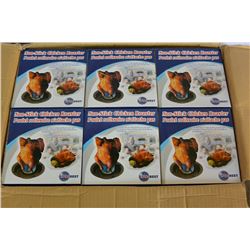 BOX OF 36 NON STICK CHICKEN ROASTERS