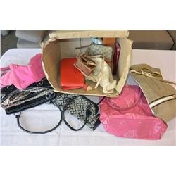 BOX OF PURSES