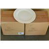 Image 1 : 2 BOXES OF SOLAR FINE BONE CHINA 10.5" EMBOSSED RIM