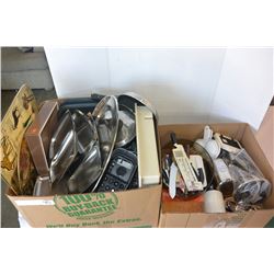 TWO BOXES OF KITCHEN WARE