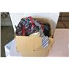 Image 1 : BOX OF TIES AND BOX OF CLOTHING
