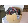 Image 1 : BOX OF TIES AND BOX OF CLOTHING