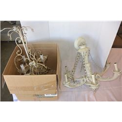 LOT OF THREE CHANDELIERS