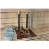 Image 1 : FIREKING CUPS AND BOYDS BEARS AND CANDLESTICKS AND SERVING
