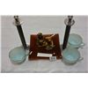 Image 2 : FIREKING CUPS AND BOYDS BEARS AND CANDLESTICKS AND SERVING