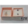 Image 1 : DINNER RING AND EARRINGS