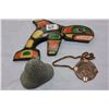 Image 1 : NATIVE WHALE CARVING & PENDANT & ROCK