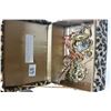 Image 1 : LEOPARD CASE JEWELLRY BOX WITH CONTENTS
