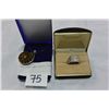 Image 1 : MENS RING AND FOSSIL NECKLACE