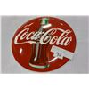 Image 1 : ENAMEL COCA COLA SIGN