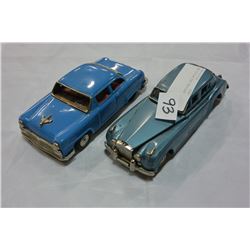 TWO VINTAGE TIN VEHICLES