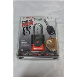 NEW BOLT 2 PADLOCK (FORD,MERCURY,LINCOLN KEY)