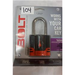 NEW BOLT 2" PADLOCK ( MOST EARLY MODEL BUICK,