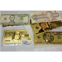 LOT OF FOIL BILLS