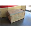 Image 1 : WICKER STORAGE TRUNK