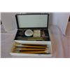 Image 1 : CASED PAINTING SET AND NEW BRUSHES