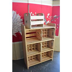 PINE WINE RACK