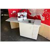 Image 1 : SEWING CABINET AND SEWING MACHINE