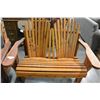 Image 1 : NEW RED CEDAR DOUBLE PATIO CHAIR RETAIL $479