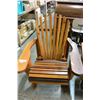 Image 1 : NEW RED CEDAR PATIO CHAIR RETAIL $220