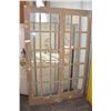 Image 1 : PAIR OF VINTAGE GLASS PANEL DOORS
