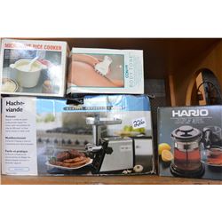 WARING PRO ELECTRIC MEAT GRINDER AND KITCHEN APPLIANCES