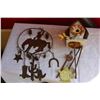 Image 1 : COWBOY WIND CHIME AND BIRDHOUSE WINDCHIME