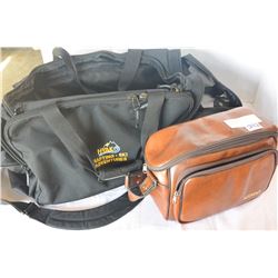 NEW HYAK DUFFLE BAG AND LEATHER BAG