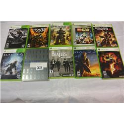LOT OF XBOX 360 GAMES