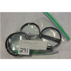 FOUR MAGNIFYING GLASSES