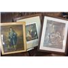 Image 1 : THREE VINTAGE FRAMED PRINTS