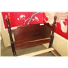 Image 3 : VINTAGE SINGLE SIZE MAHOGANY POSTER BED