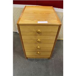 4 DRAWER MAPLE CBINET