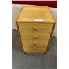 Image 1 : 4 DRAWER MAPLE CBINET