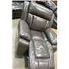 Image 2 : NEW BROWN GEL LEATHER & MEMORY FOAM ROCKER RECLINER CHAIR RETAIL $999