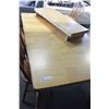 Image 1 : LARGE OAK TABLE WITH TWO LEAFS